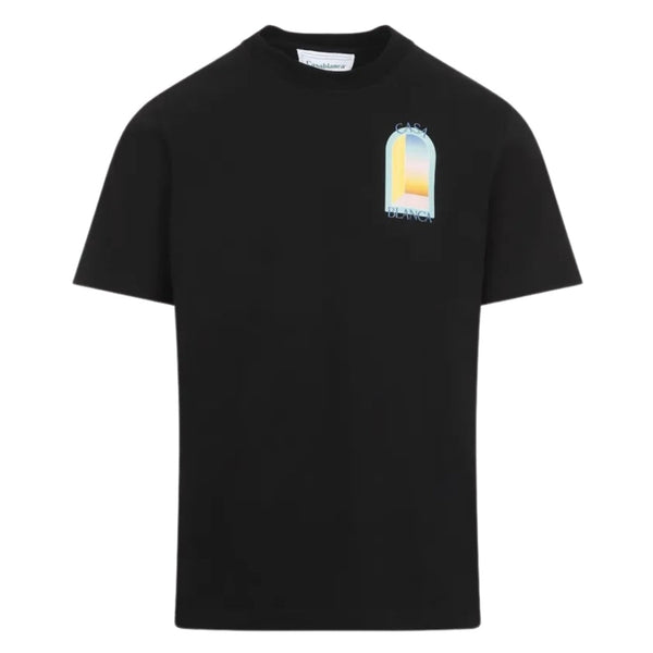 Casablanca L'Arche Colore Design Black T-Shirt S