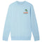 Casablanca Embroidered Sweatshirt Coachella Valley Blue Ms22 Jtp 001 02 001 Blue Sweatshirts Mens