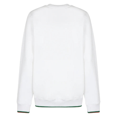 Casablanca Screen Printed Sweatshirt Casa Sport Logo White Ms23 Jtp 117 01 117 White Sweatshirts Mens