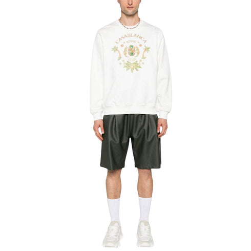 Casablanca Ms24 Jtp 001 10 White Jumper Mens