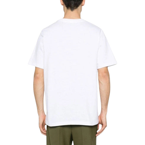 Casablanca Printed T-Shirt Afro Cubism Tennis Club White Ms24 Jts 001 05 001 White T-Shirts Mens