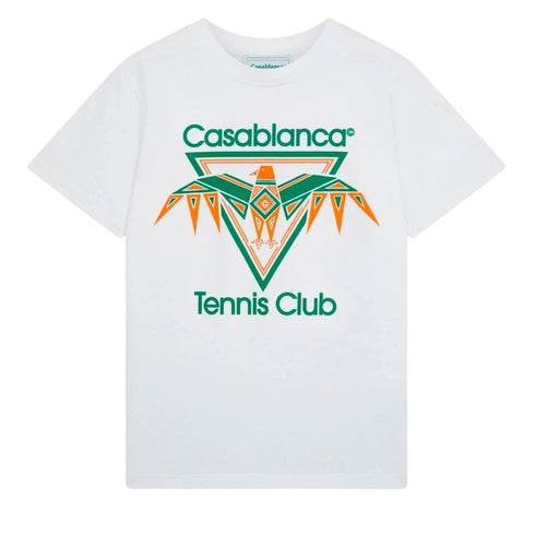 Casablanca Printed T-Shirt Playful Eagle White Ms24 Jts 001 20 001 White T-Shirts Mens