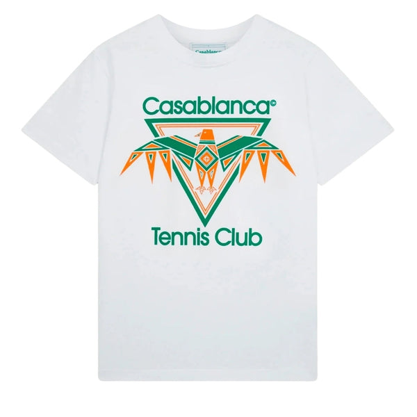 Casablanca Printed T-Shirt Playful Eagle White Ms24 Jts 001 20 001 White T-Shirts Mens