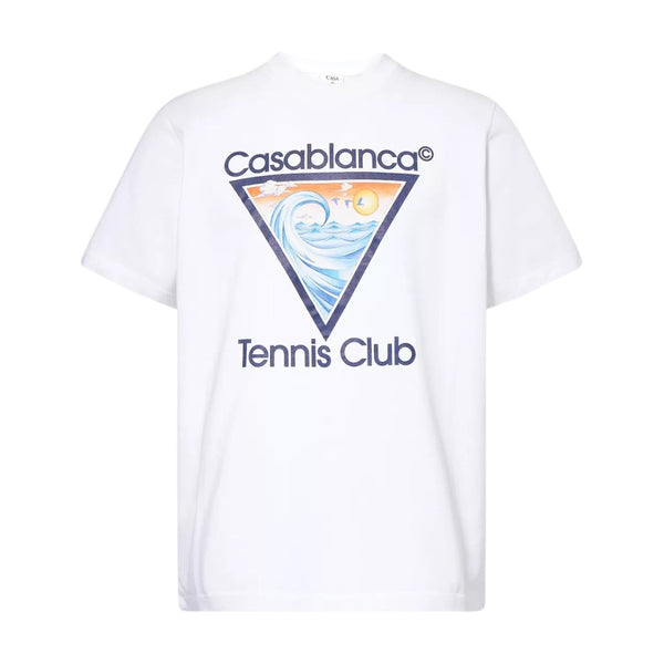 Casablanca Ms25Jts00117Ex White T Shirt Mens