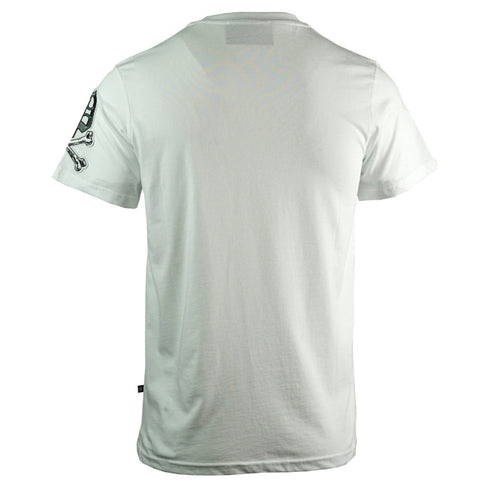 Philipp Plein Mint Cross Bones Design White T-Shirt