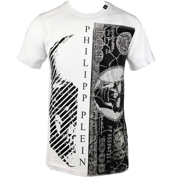 Philipp Plein Money Design White T-Shirt