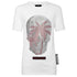Philipp Plein Large Skull Motif White T Shirt