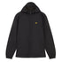 Lyle Scott Branded Jet Black Hooded Short Lightweight Jacket