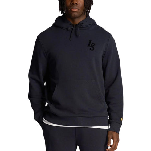 Lyle Scott Club Emblem Dark Navy Hoodie Ml2024V Z271 - Style Centre Wholesale