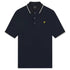 Lyle & Scott Tipped Collar Dark Navy Polo Shirt