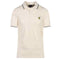 Lyle & Scott Tipped Collar Chalk Polo Shirt