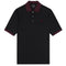 Lyle & Scott Ringer Jet Black Polo Shirt