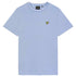 Lyle & Scott Tipped Collar Light Blue T-Shirt M