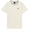 Lyle & Scott Tipped Collar Chalk T-Shirt