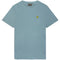 Lyle & Scott Slub Plain Slate Blue T-Shirt