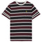 Lyle & Scott Stripe Burgundy T-Shirt
