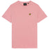Lyle & Scott Pocket On Chest Palm Pink T-Shirt M