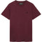 Lyle & Scott Tonal Eagle Burgundy T-Shirt