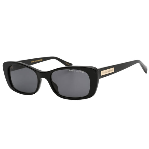 Marc Jacobs Small Rounded Grey Lensed Black Sunglasses Marc2 0807 IR