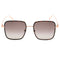 Marc Jacobs Brown Gradient Lens Rose Gold Sunglasses Marc 477 02IK HA