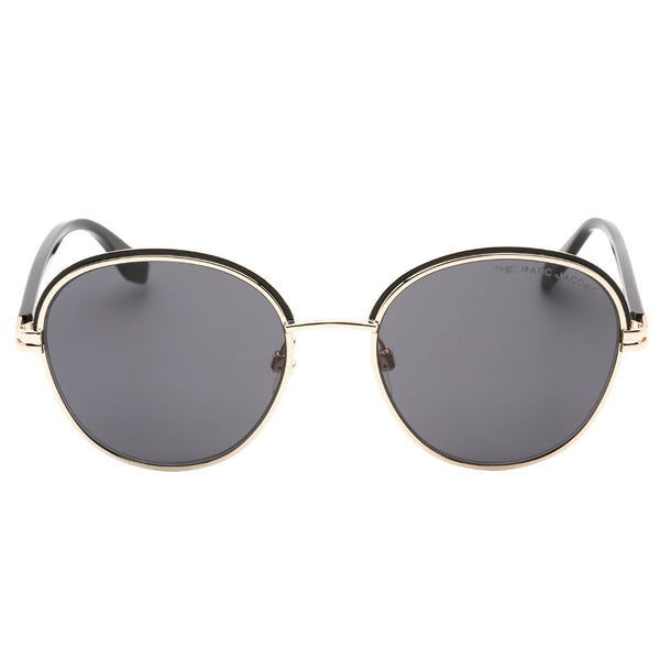 Marc Jacobs Round Grey Lensed Black Gold Sunglasses Marc 532 0RHL IR