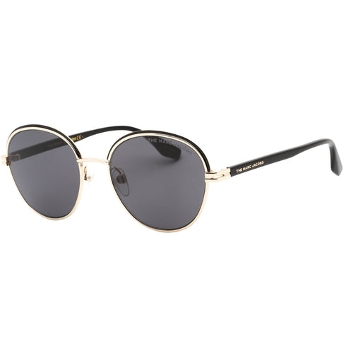 Marc Jacobs Round Grey Lensed Black Gold Sunglasses Marc 532 0RHL IR