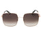 Marc Jacobs Brown SF Lens Gold Havana Sunglasses One Size