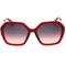 Marc Jacobs Grey Lens Red Sunglasses One Size