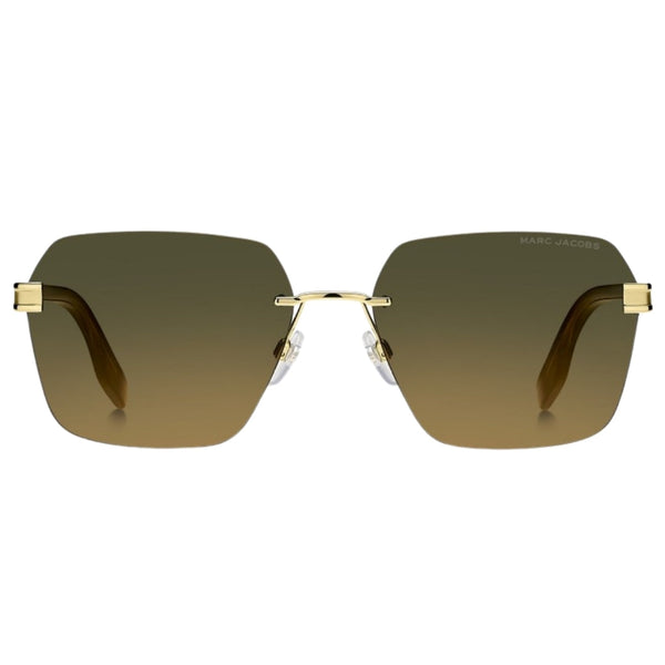 Marc Jacobs Green SF Lens Brown Detail Sunglasses One Size