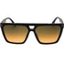 Marc Jacobs Gradient Brown F Lens Matte Black Sunglasses Marc 717 0003E