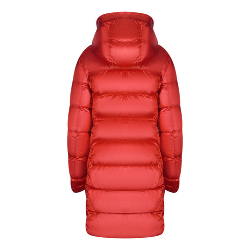 Parajumpers Marion Red Long Hooded Down Jacket S