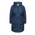 Parajumpers Moka Navy Blue Hooded Long Down Jacket S
