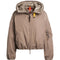 Parajumpers NAADZ PWJKIN31 776 Atmosphere Light Brown Oversize Down Bomber Jacket Womens S