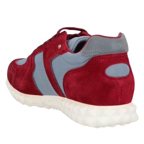 VALENTINO NY0S0A40 39P BURGANDY/BLUE TRAINERS Mens UK 7