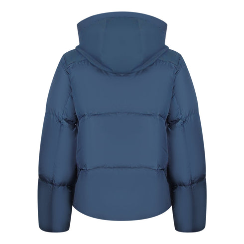 Parajumpers Nami Navy Blue Hooded Down Jacket S