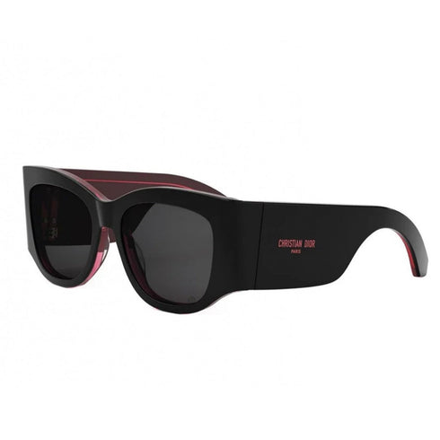 Dior Nuit S1I Cd40168I 16A0 05A Black Frame Smoke Grey Lens Sunglasses Womens