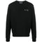 Off-White OW Logo Slim Fit Black Sweatshirt XS