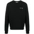 Off-White OW Logo Slim Fit Black Sweatshirt XS