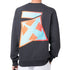 Off-White Thunder Skate Fit Crewneck Navy Blue Sweatshirt XS