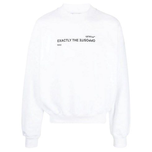 Off-White Spiral Opposite Boxy Crewneck White M