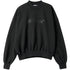 Off-White Bookish Laund Boxy Fit Black Sweatshirt