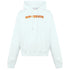 Off-White Orange Metal Arrow Logo Skate White Hoodie XS