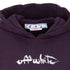 Off-White Paint Arrow Logo Purple Skate Fit Hoodie S