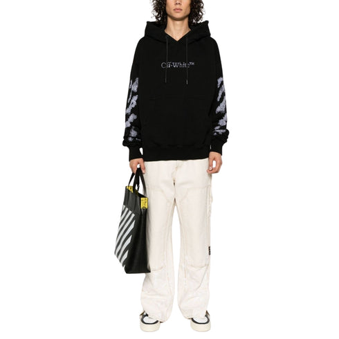 Off-White Diags Bit Book Skate Hoodie Black XS