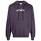 Off-White Paint Arrow Logo Slim Fit Aubergine Purple Hoodie XS