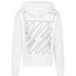 Off-White Diag Wave Outline White Hoodie XS