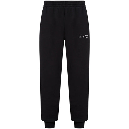 Off-White Logo Slim Cuffed Black Sweatpants M
