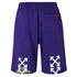 Off-White Opposite Arrow Skate Sweatshorts Purple M