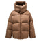 Off-White OW Race Canvas Camel Beige Puffer Down Jacket XS