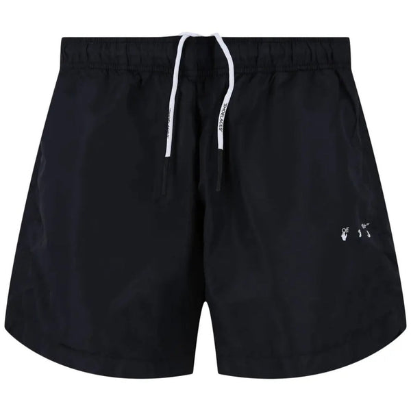 Off-White Diag OW Logo Black Swimshorts L